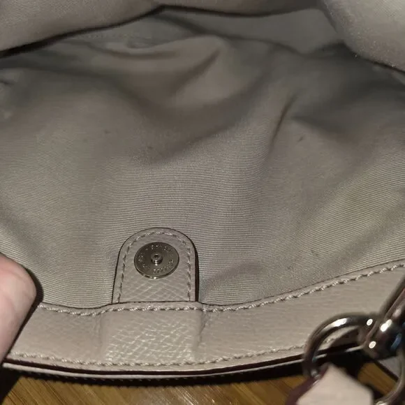 Coach Mini Christie Carryall Purse F34797 Taupe Crossbody Leather Clean EUC￼ - Picture 5 of 16